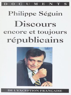 cover image of Discours encore et toujours républicains